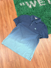Load image into Gallery viewer, Burberry - Navy Gradient Polo Shirt Large - Retail $350