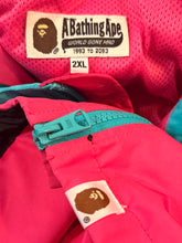 Load image into Gallery viewer, BAPE 3M Convertible Packable Windbreaker – Green Camo/Pink – 2XL – PreOwned