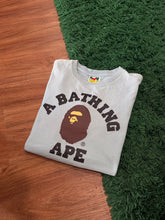 Load image into Gallery viewer, BAPE - Light Blue College Logo Tee - Size Medium - PreOwned
