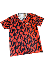 Load image into Gallery viewer, Supreme Ikat Soccer Jersey (Red/Black) Size Small
