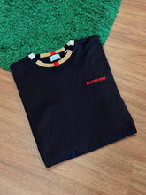 Load image into Gallery viewer, BURBERRY - Black Embroidered Logo Tee - Small (Oversized Fit) - PreOwned - Retail ~$320
