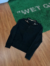 Load image into Gallery viewer, Burberry Brit Quarter Zip - Black | Size M Preowned
