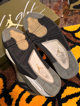 Load image into Gallery viewer, Air Jordan 4 Retro (GS) “Olive Canvas” – Size 7Y/8.5W
