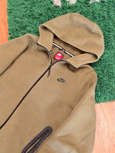 Load image into Gallery viewer, Nike - Olive Tech Fleece Full Zip Hoodie Large
