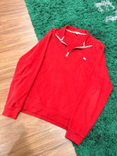 Load image into Gallery viewer, Burberry London Quarter Zip - Red - Size L - Preowned
