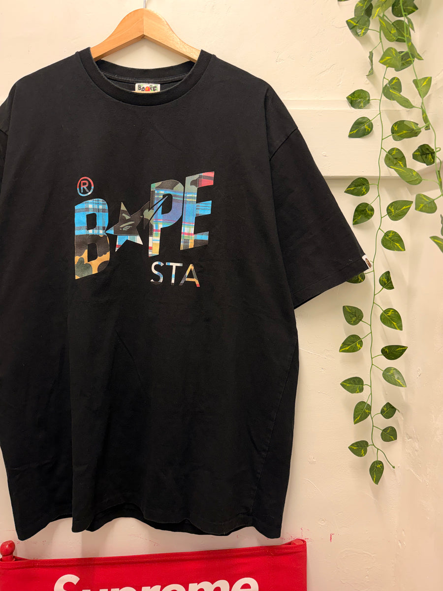 Bape - BAPE STA Logo Tee - Black Multi Camo
