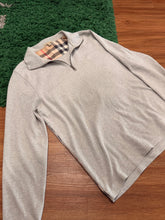 Load image into Gallery viewer, Burberry - Heather Gray Quarter Zip Pullover - Large
