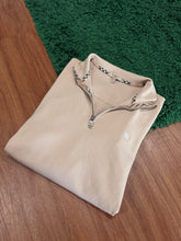 Load image into Gallery viewer, Burberry - Beige Quarter Zip Sweater Medium - Retail $495
