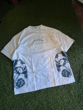 Load image into Gallery viewer, Bape Blue Floral Ape Head Side Print Tee Size 3XL
