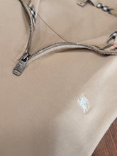 Load image into Gallery viewer, Burberry - Beige Quarter Zip Sweater Medium - Retail $495
