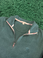 Load image into Gallery viewer, Burberry - Green Quarter Zip Sweater Small - Retail $495
