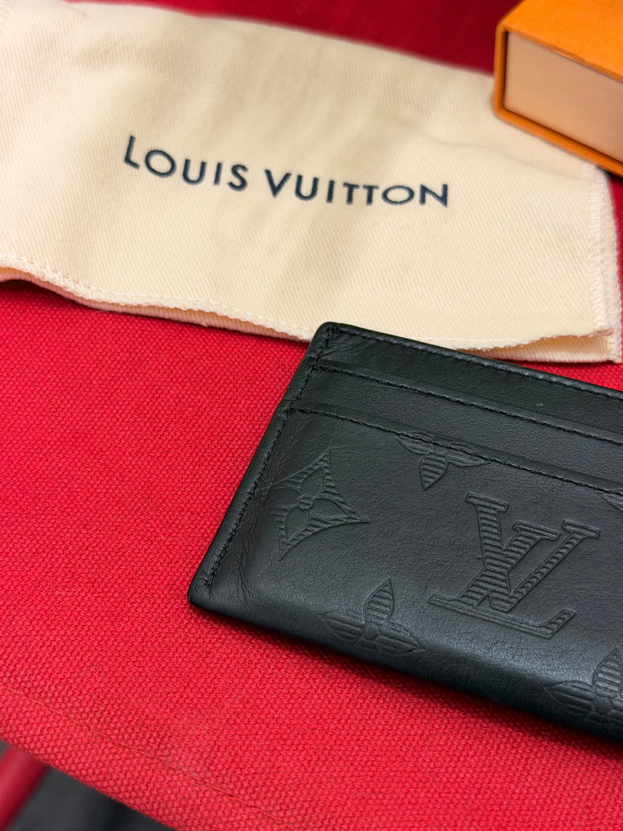 Louis Vuitton - Card Holder - Monogram Shadow Black