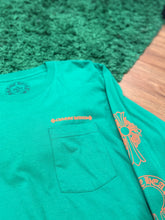 Load image into Gallery viewer, Chrome Hearts Horseshoe Long Sleeve Tee – Green / Orange – Medium – PreOwned

