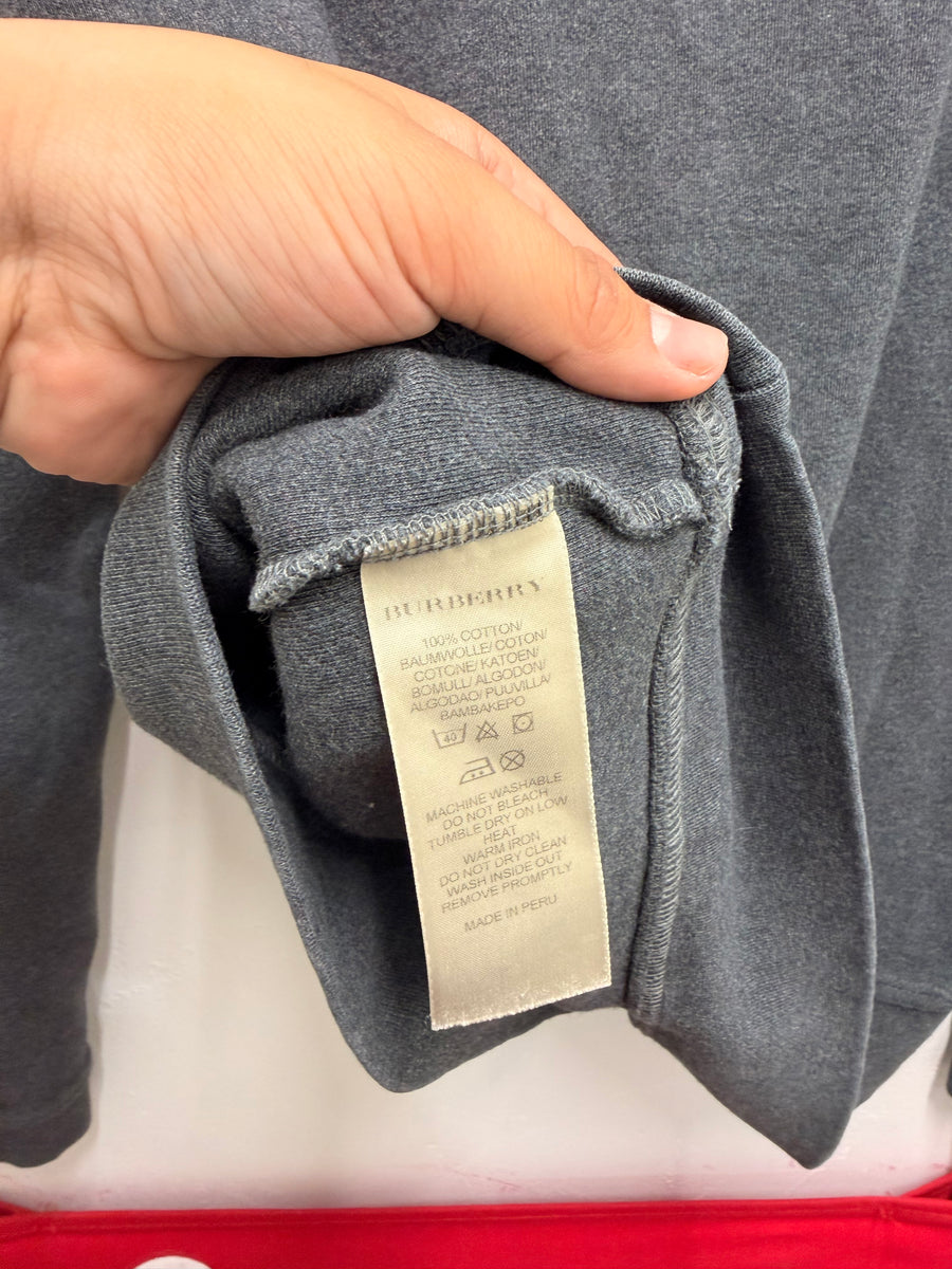 Burberry - Quarter Zip - Charcoal