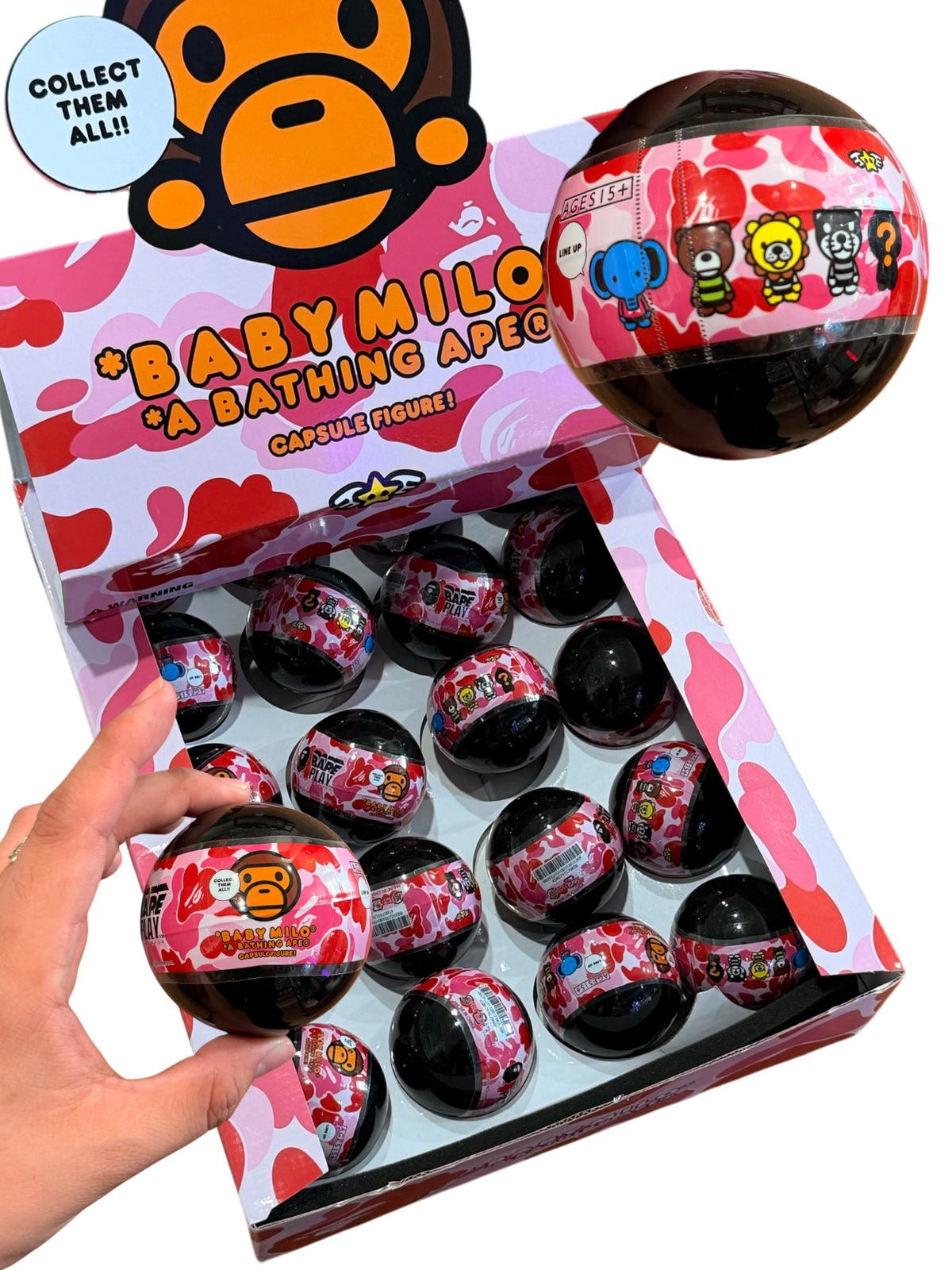 BAPE - Baby Milo Mystery Capsule Figure Balls Vol. 1 - Brand New