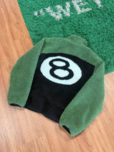 Load image into Gallery viewer, Stussy 8 Ball Reversible Sherpa Fleece Jacket - Green/Black - Size Small - PreOwned
