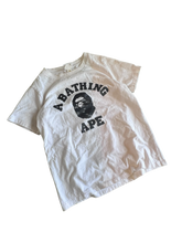 Load image into Gallery viewer, Bape Black College Camo Logo Tee Size Small Ladies

