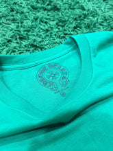 Load image into Gallery viewer, Chrome Hearts Horseshoe Long Sleeve Tee – Green / Orange – Medium – PreOwned
