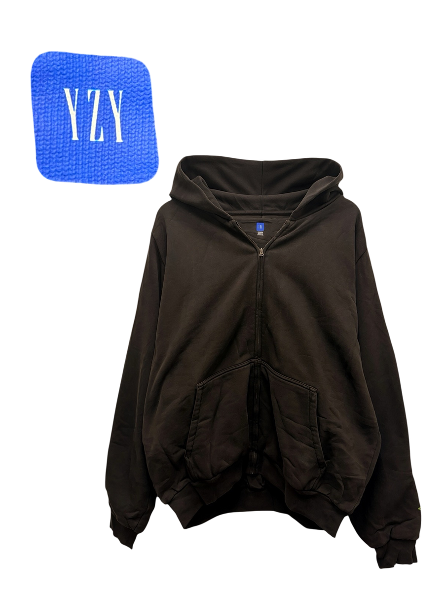 Yeezy - Gap Zip Up Hoodie - Black - Size XL / XXL - Brand New