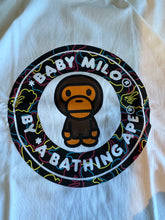 Load image into Gallery viewer, BAPE Baby Milo Neon Circle Logo White Tee (Size 3XL)
