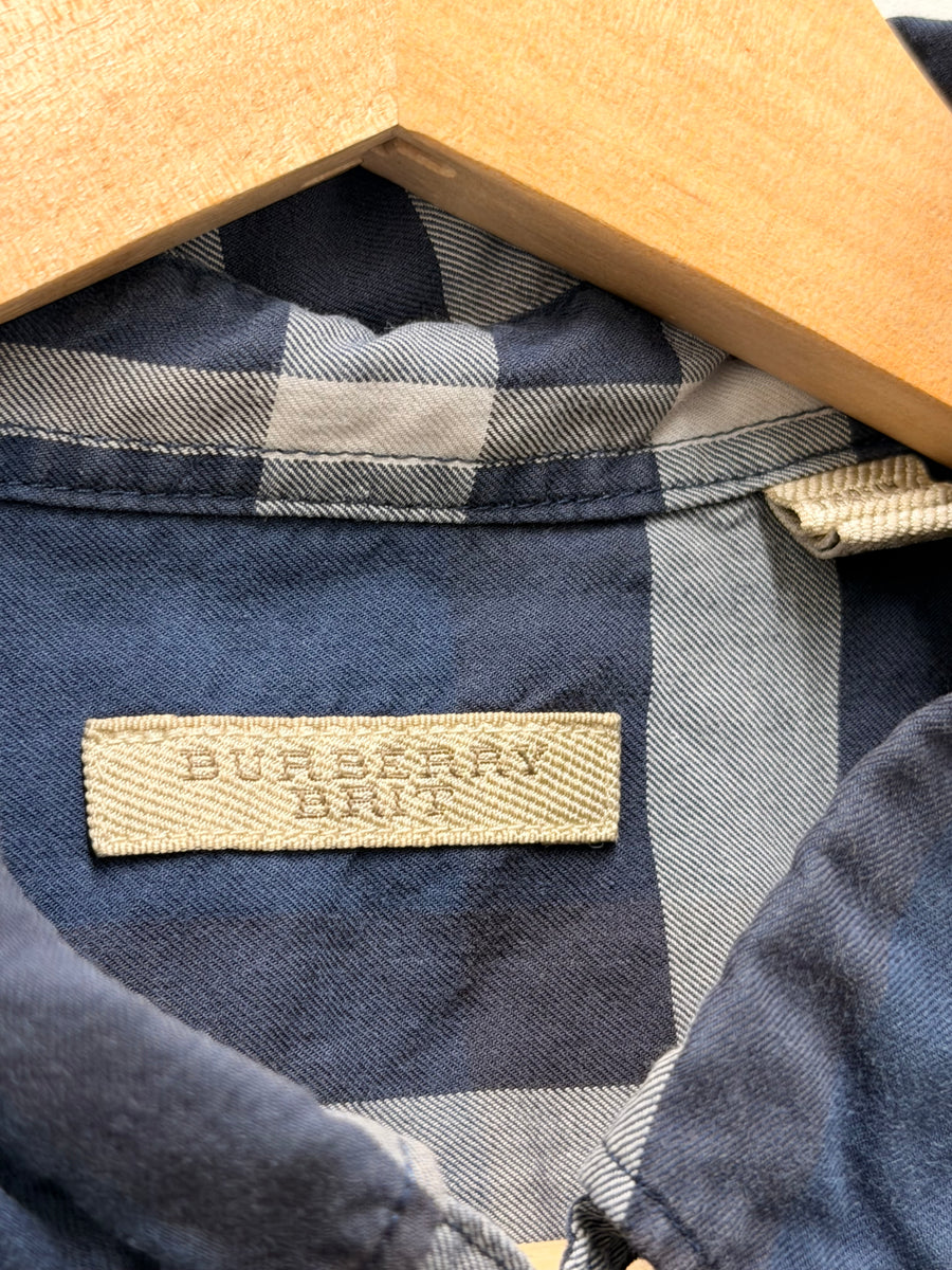 Burberry - Button Down Shirt - Navy Check