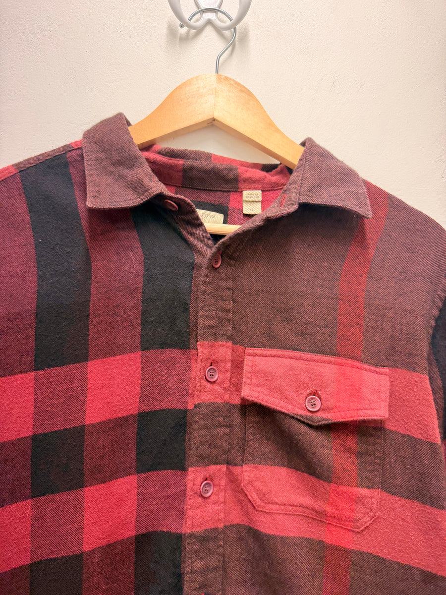 Burberry - Flannel Shirt - Burgundy Black Check -