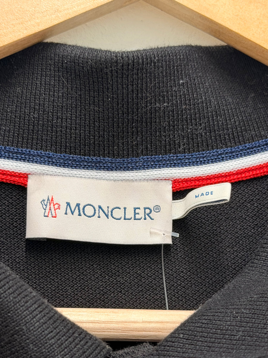 Moncler - Long Sleeve Polo - Black
