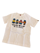 Load image into Gallery viewer, BAPE - Baby Milo Minions Tee - White - Size 120 - New - RARE -
