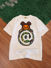 Load image into Gallery viewer, Bape x Bearbrick Baby Milo Tee - White - Size M Preowned
