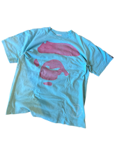 Load image into Gallery viewer, A Bathing Ape Big Ape Head Tee (Turquoise/Pink) – Vintage Size Medium
