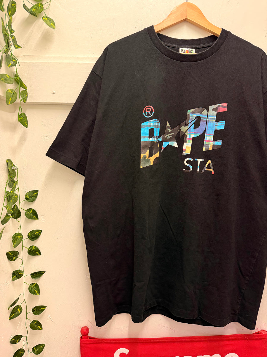 Bape - BAPE STA Logo Tee - Black Multi Camo