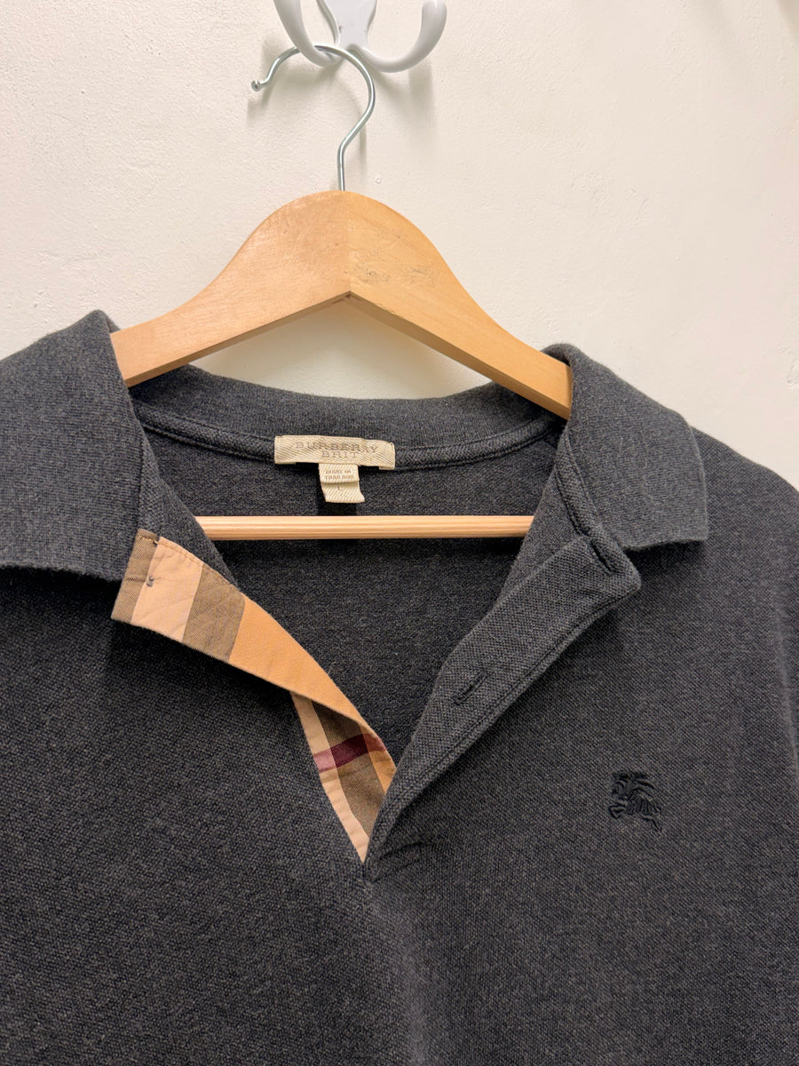 Burberry - Polo - Charcoal Nova Check - Size L