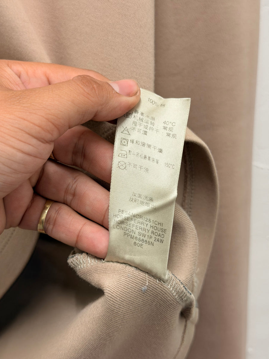 Burberry - Quarter Zip Pullover - Beige Check Sides