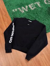 Load image into Gallery viewer, Off-White - Black Blue Ghost Crewneck - Medium - Retail $595
