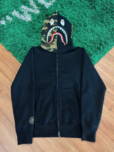 Load image into Gallery viewer, BAPE - Swarovski Shark Full Zip Black Camo - Small - Brand New
