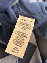 Load image into Gallery viewer, Burberry Check Shirt - Navy Grey - Size L - Preowned

