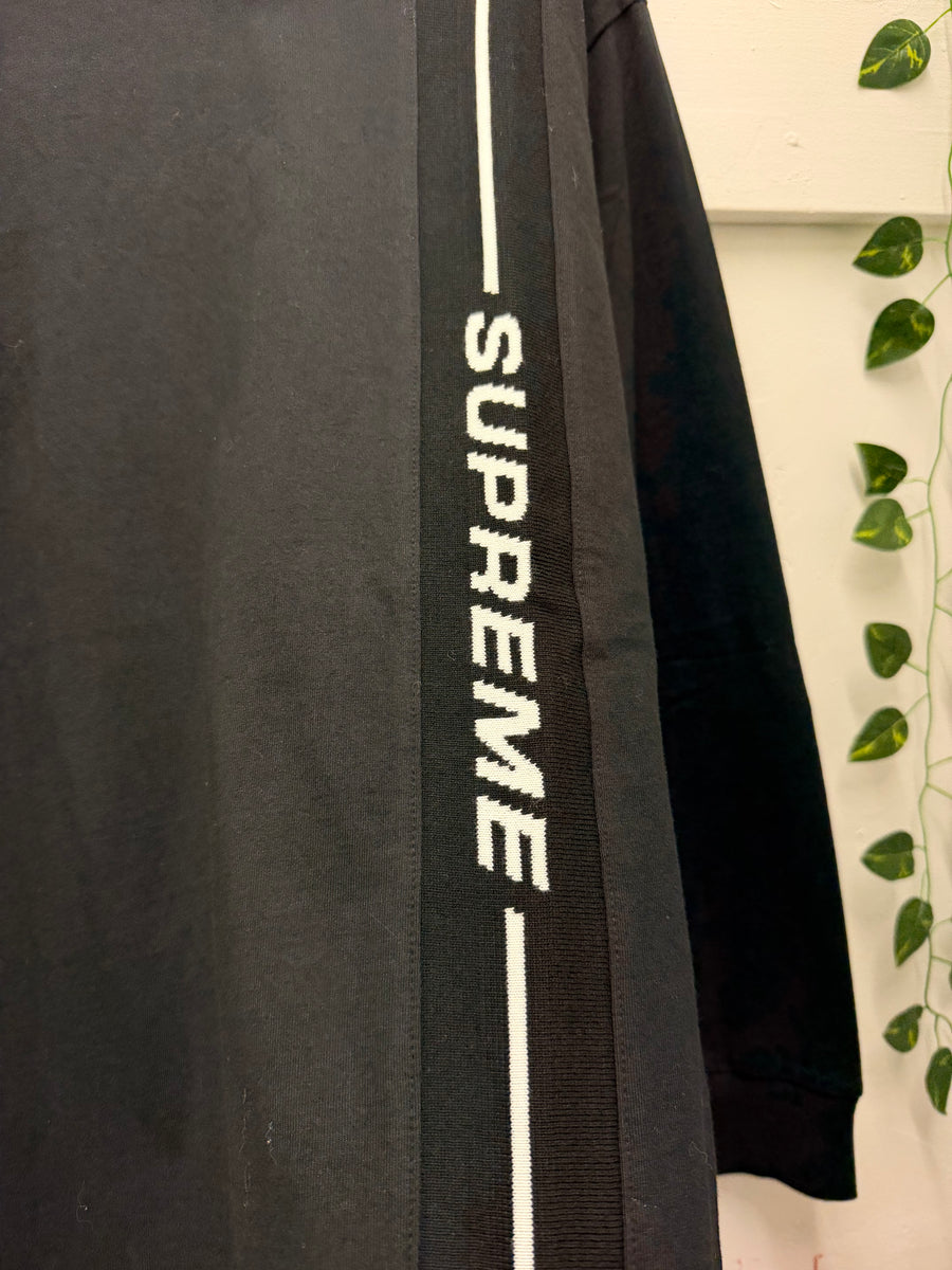 Supreme - Vertical Logo Stripe L/S - Black
