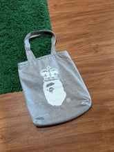 Load image into Gallery viewer, BAPE – Grey Flame Ape Head Reversible Tote Bag – OS – PreOwned - 4 Sided -
