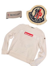Load image into Gallery viewer, Moncler - Logo Crewneck Sweatshirt White (Retail $650) - Size Medium
