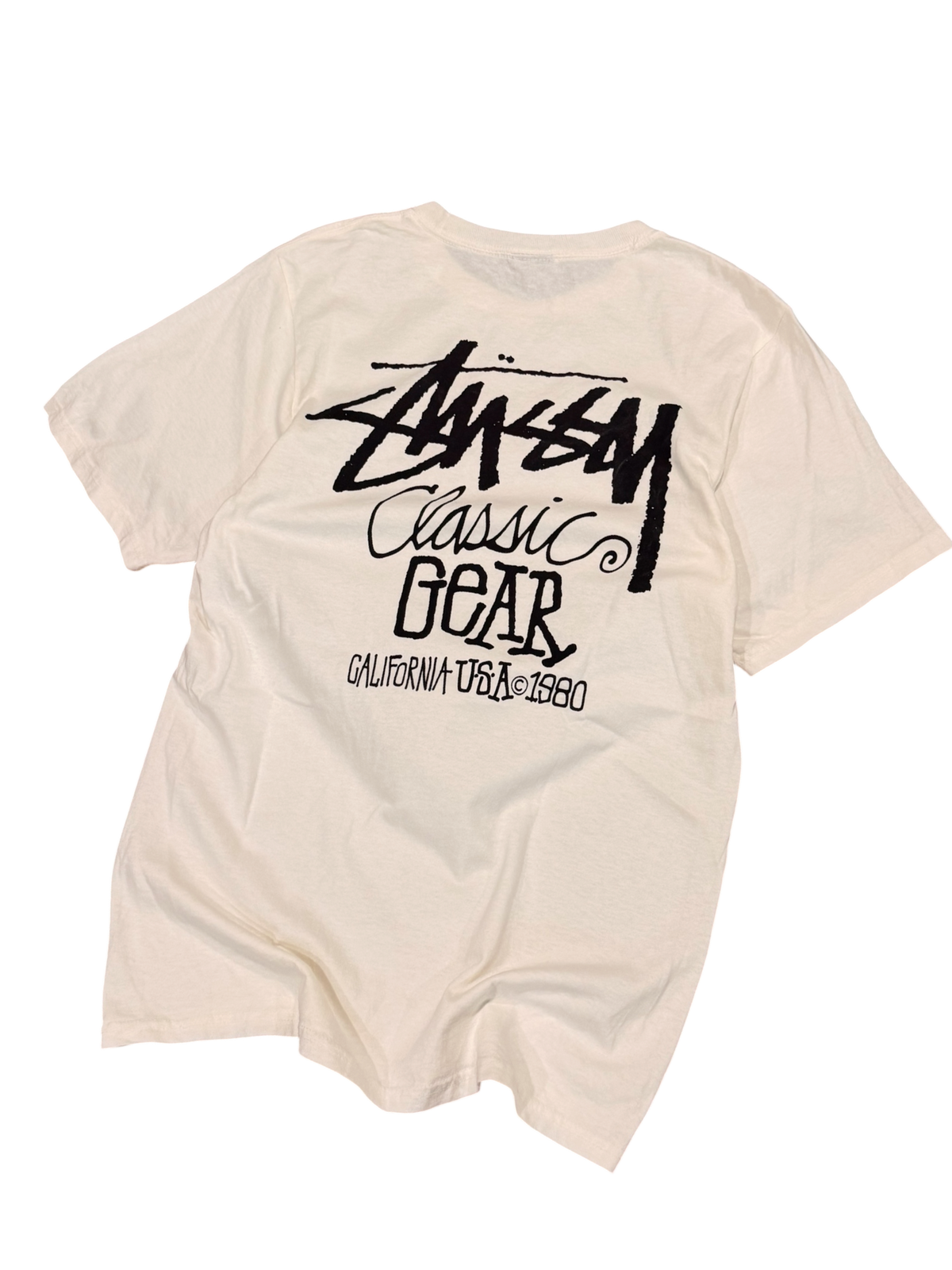 Stussy - Classic Gear Tee - Size S - Preowned