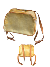Load image into Gallery viewer, LOUIS VUITTON - Gold Monogram Embossed Backpack - Women’s One Size Adjustable - PreOwned
