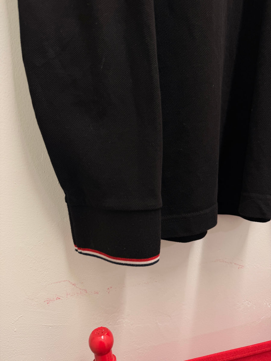 Moncler - Long Sleeve Polo - Black