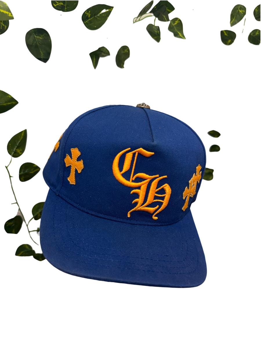 Chrome Hearts - CH Cross Trucker - Blue/Gold