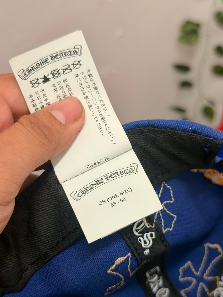 Chrome Hearts - CH Cross Trucker - Blue/Gold