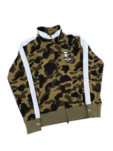 Load image into Gallery viewer, BAPE - Green Camo Ape Head WGM Track Jacket - Medium - PreOwned
