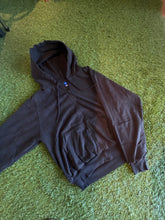 Load image into Gallery viewer, YZY GAP Black Washed Zip Up Hoodie Sizes M,L
