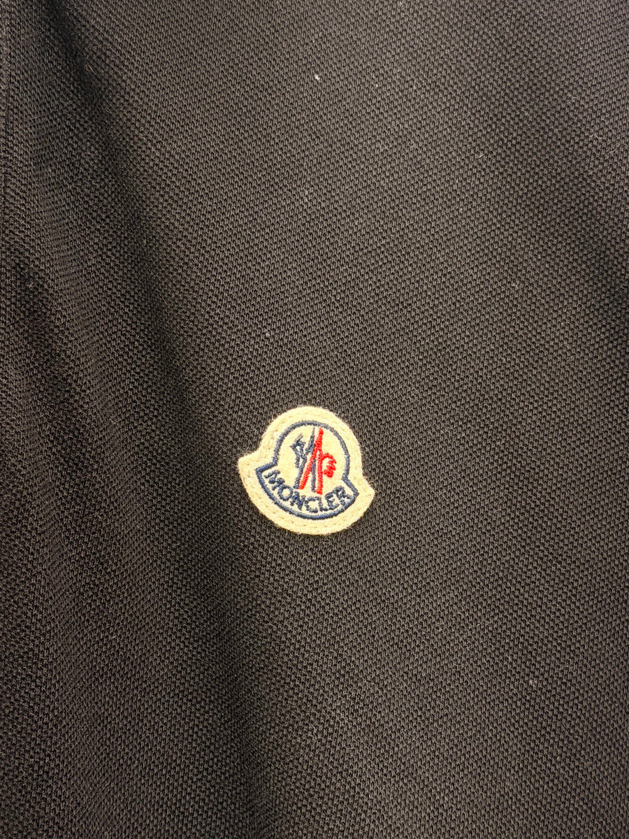 Moncler - Long Sleeve Polo - Black