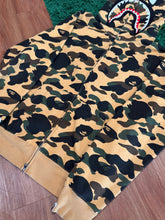 Load image into Gallery viewer, BAPE - Yellow Camo Shark Full Zip Hoodie Size XL - PreOwned
