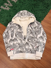 Load image into Gallery viewer, Aape by Bathing Ape - Grey Snow Camo Reversible Sherpa Full Zip - XS - PreOwned

