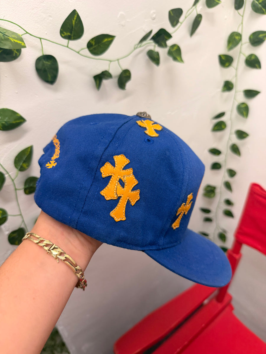 Chrome Hearts - CH Cross Trucker - Blue/Gold